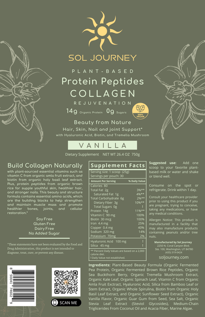 Plant-Based Collagen Powder